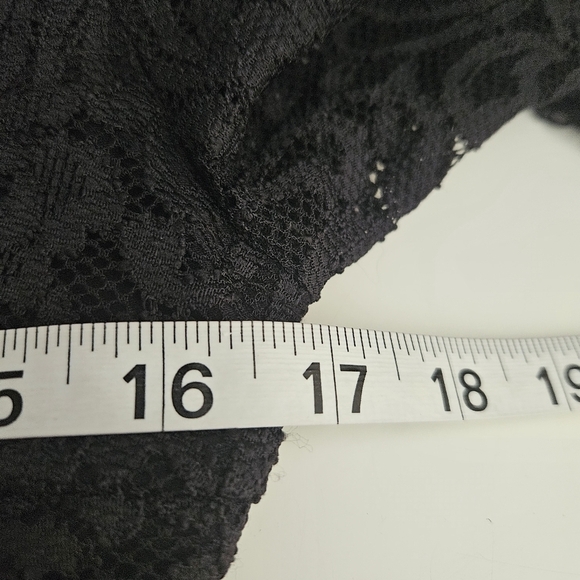 Free People Adored Black Lace Maxi Dress Sz Small NWT Whimsigoth Dark Romantic - Picture 10 of 14